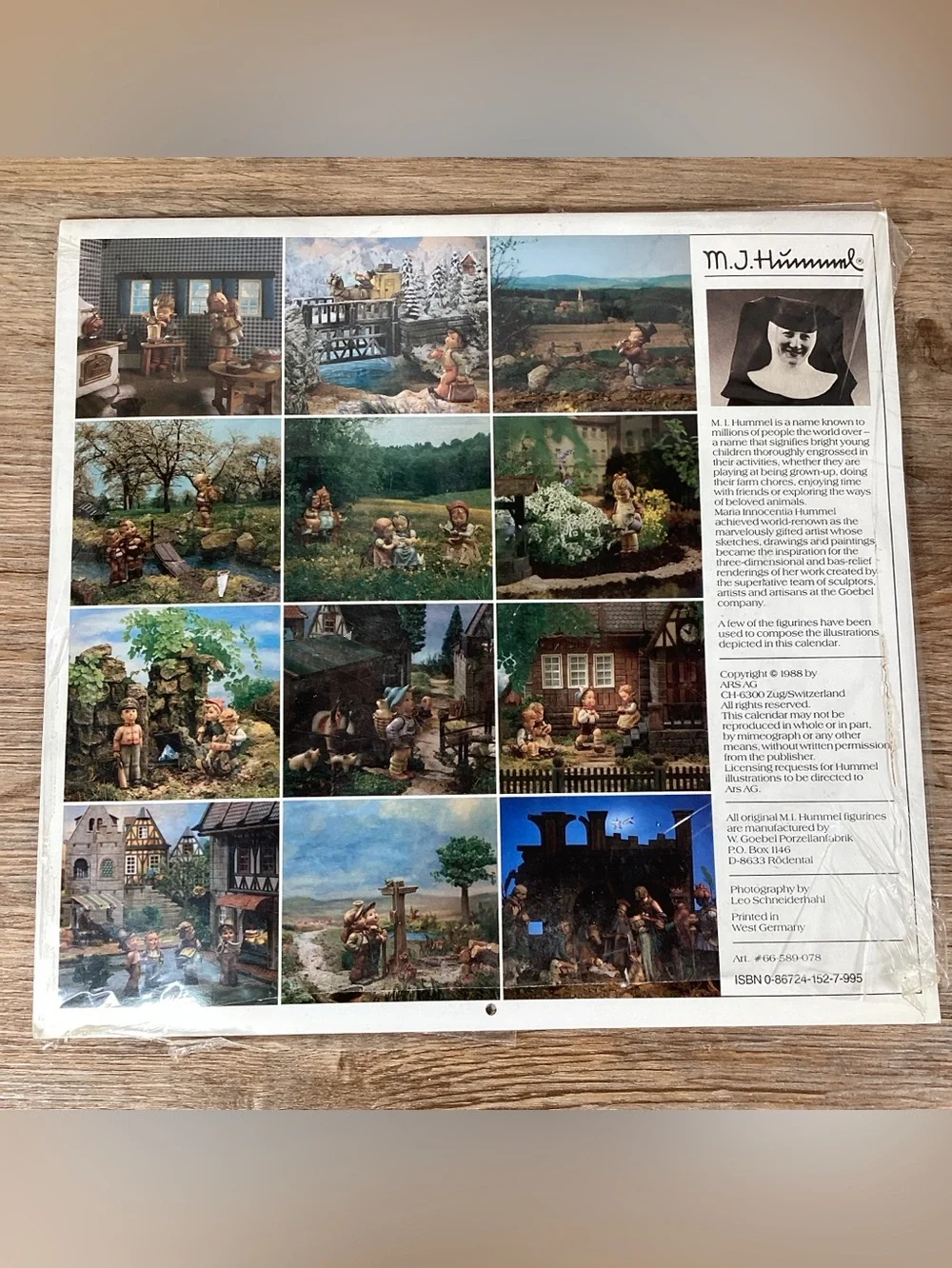 New 1990 Hummel Calender for Goebel Figurines